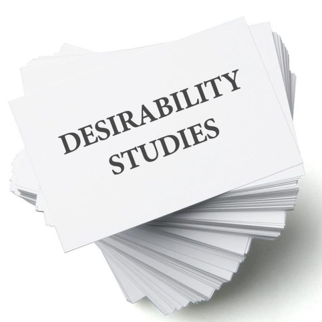 Desirability study